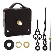 DIY Wall Quartz Clock Movement Mechanism Replacement Kit Tool Parts Hands Black