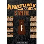 ANATOMY OF A STAFFORDSHIRE BULL TERRIER: STAFFORDSHIRE BULL TERRIER 2020 CALENDAR - CUSTOMIZED GIFT FOR STAFFORDSHIRE BULL TERRIER DOG OWNER