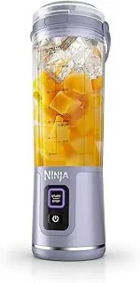 [NINJA] Blast Portable Blender, Cordless, 18oz. Vessel, Personal Blender For-Shakes and Smoothies, BPA Free, Leakproof-Lid and Sip Spout, USB-C Rechargeable, Dishwasher Safe, Tinted Lavender, BC151LD