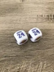 2X Kobe Bryant 24 LA Lakers Valve Stem Cap Cover Air Caps Car Truck Auto