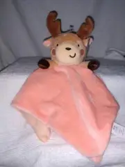 Reindeer Mini Snuggle Blankie Plush NWT