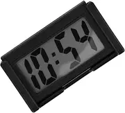 TOGEVAL Mini Clock Compact Dashboard Display for Automotive Use Durable Construction Easy to Install Portable Design for Car Home Reliable Auto Mini Clock