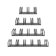 Monvelo Bike Stand Rack 1-6 Bicycle Floor Parking Storage Holder Cycling Portable