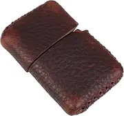 [WEKAMOS] Retro Handmade Lighter Case Sturdy Material Full Protection Compact Pouch for Daily Use
