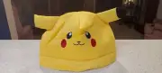 POKEMON~Japanese PIKACHU Cosplay Bucket Hat with Ears, Sz: Large~New w/ Tags