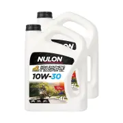 2 x Nulon 10W-30 Scooter and Motorcycle Engine Oil 4L SC10W30-4 API SL JASO MA2