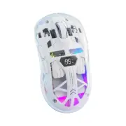 Transparente kabellose Gaming-Maus, Dual-Modus BT 5.0/2.4G PC-Gaming-Mäuse