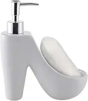 Countertop Soap Dispensers Ceramic Hand Soap Dispenser for Bathroom Stylish Soap Dispenser Suitable for Bathroom Countertop Modern Soap Dispenser Liquid Hand soap Dispenser