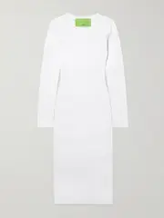 [GAUGE81] GAUGE81 - Huela Knitted Midi Dress - White - EU 40 EU 40 White