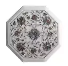 12" Marble Side Coffee Table Top Inlay Handmade Work Home Decor