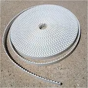 Transmission Belt Pu Synchronous Belt Polyurethane PU T5 Tooth Transmission Conveyor Timing Belt Open Ended with Steel Cord Pitch 5mm V-Belt (Size : 7M, Color : 10mm)