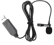 LIFKICH Capacitor Microphone for Computer Omnidirectional Lapel Mic Mini Pickup Mic for Streaming Vlogging Video Chat