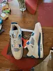 Nike Air Jordan 4 Military Blue Neutral Grey Off White FV5029-141 Size 17