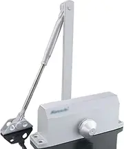 Door Closers, Hinges, Automatic Door Closer Hold Open Spring Hydraulic Door Closure Aluminum Alloy Body, for Residential and Commercial Use, for 45~60kg Door
