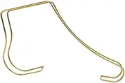 1 Pack Stainless Steel Sandal Shoes Display Stand Shoe Supports Shaper Forms Inserts Rack for Shop Store Home Use, Gold