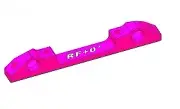 3 Racing - One piece Suspension Mount RF - SAK-U304/PK