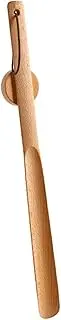 [LZBBZL] Shoe Horn Long Handle for Seniors Magnetic Suction Wooden Shoehorn Spoon Stable Lazy Shoe Helper for Pregnant Women, Office Easy Storage