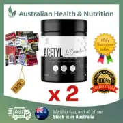 2 x ATP SCIENCE ACETYL L-CARNITINE 100GM + FREE SAME DAY SHIPPING & SAMPLES