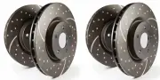 EBC Brake Discs Turbo Groove Front+Rear for Mini (R55 R56 R57 R58 R59 (for: Mini)
