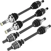 Front Rear CV Axle Shafts Full Set for Yamaha Grizzly 550 700 FI 4x4 Auto 2007 2008 2009 2010 2011 2012 2013 2014 28P-2510J-00-00, 3B4-2510J-00-00, 28P-2510F-04-00, 28P-2530V-01-00