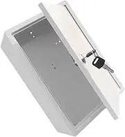 LIFKOME Wall Mounted Milk Box with Lock Plastic Drop in Milk Bottle Case for Home Outdoor Use Simple Design and Mail Storage Versatile Accessory
