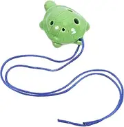 JOINPAYA 6-hole Turtle Shape Ocarina Flute for Beginners White Porcelain Lightweight Lanyard Random Color