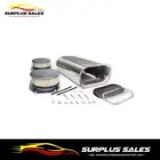 R5233 RPC POLISHED FINNED ALLOY HILBORN STYLE BONNET SCOOP DUAL 4BBL CARBIE