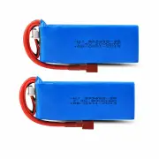 7.4V 3000MAH 25C 2S Universal Large Capacity Liop Battery for WLtoys 144001 RC Car