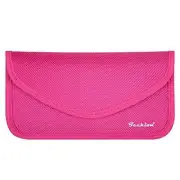 Signal Blocking Bag, RFID Faraday Bag Shield Pouch Wallet Case for Hot Pink
