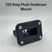 120 Amp Anderson plug Flush Cover Mount Bracket Holder - Inc All Mounting Bolts