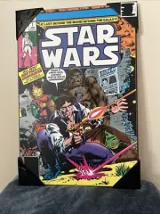 Star Wars Beyond The Movie Wood Wall Art 13”x19”