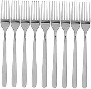 Mobestech 12pc Stainless Steel Dinner Forks Set Appetizer Forks for Wedding Hotel