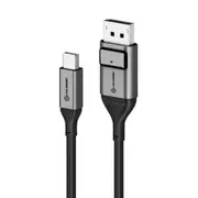 Alogic ULMDPDP03-SGR 3m Ultra Mini DisplayPort to DisplayPort Cable 8K @60Hz V1.4 Male to Male