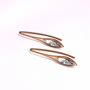 Athena's Beauty Dangle Earrings Embellished With SWAROVSKI® Crystals