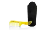 The Art Of Shaving Horn Mustache Comb - Black Suedine 1pc