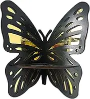 Corner Wall Shelf - Butterfly Floating Corner Shelf for Wall,Retro Wood Bookcase Display Rack for Bedroom Living Office Kitchen Garage