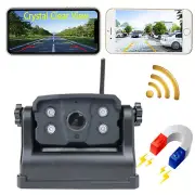 Wireless WIFI Magnetic Operated Portable Backup Reversing Camera 9600mAh Battery