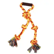 Interactive Woven Tug of War Dog Rope Toy
