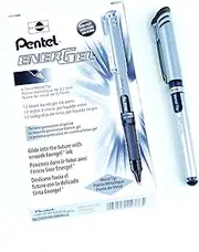 [Pentel] Energel Liquid Gel Pen 0.7mm Medium Nib Black Ink, Box Of 12 Pens (BL17-A)