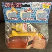 Takara Screen Screams Hot Dog And Mustard Computer Monitor Photo Holder Clip