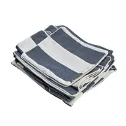 [Florabelle Living] Slip Cover Only - Noosa Hamptons Armchair Denim/Cream Stripe