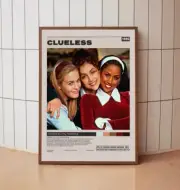 Clueless Poster, Amy Heckerling, Minimalist Movie Poster - Wall Decor