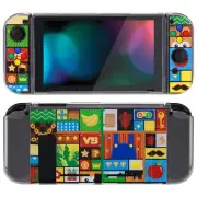 PlayVital Protective Case Compatible with Switch, Soft TPU Slim Case Cover for S