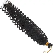FOMIYES Braided Curly Wig Extension for Women Versatile Hair Extension for Parties Weddings Performances Easy to Wear Durable Synthetic Curly Hair Wig Fashionable Looks with Effortless