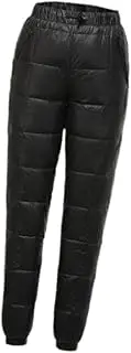 [ａ aternee] Snow Pants Casual Outerwear Lightweight Padded Thickened Quilted Warm Trousers