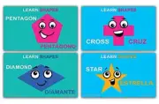 Spanish Vocabulary Flashcards (12 cards x 10 set )