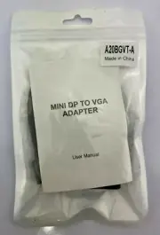 Mini Display Port DisplayPort DP to VGA Adapter Cable For Apple MacBook Pro