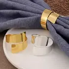Textured Napkin Ring Smooth Elegant Irregular Shape Rings for Parties Corrosion