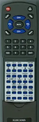 Replacement Remote for Sharp áRRMCG0099AWSA, CDC2700, CDC422, CDC420, CDC2800