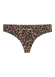 Love Stories Lou Leopard-print Seamless Thong - S S